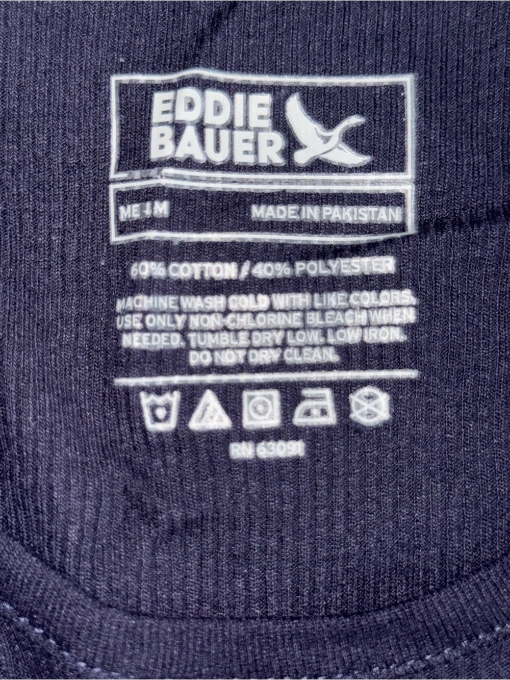 Eddie Bauer Men's Nomad 5 Pack Ribbed Tank Undershirts Cotton Blend Medium Multi - Picture 15 of 16